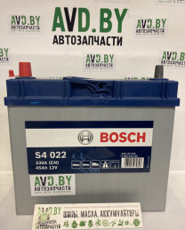Купить Автомобильные аккумуляторы Bosch S4 022 (545157033) 45 А/ч JIS  в Минске.